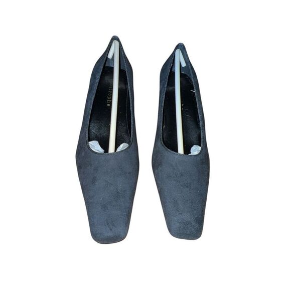 Apostrophe - Kayla Black Square Toe Suede Heels - Womens Size 10 GREAT CONDITION - Picture 7 of 10